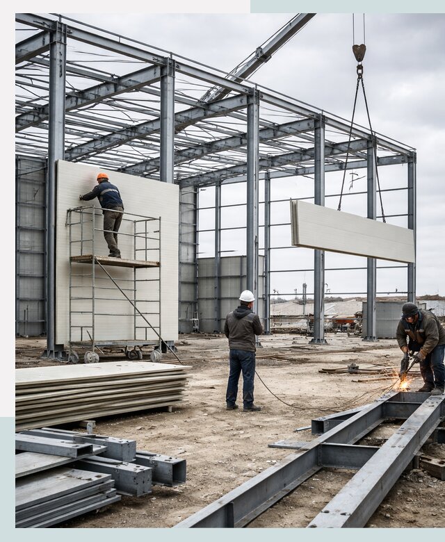 Быстровозводимые производственные здания под ключ в Кирове